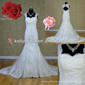 Hot sale lace mermaid bridal gown
